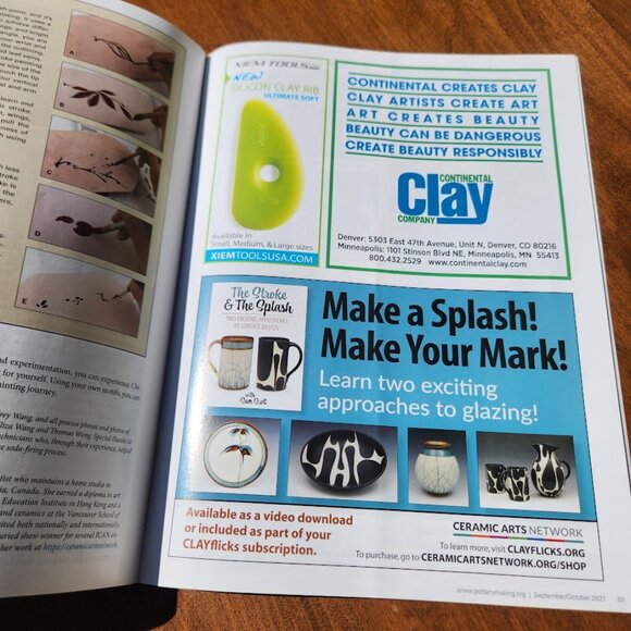 Pottery Making Illustrated Magazine September / October 2021 Issue Craft Art - Picture 5 of 12